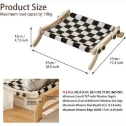 Cat Window Perch, Cat Window Hammock, Providing All-Around Sunbath Space Saving, Easy To Adjust Cat Bed For Windowsill, Bedside -Living Aura Store GUEST 018cc0c0 eafa 4ce3 b9c1 6816cc0441e6