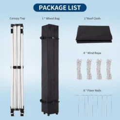 10 X 10 FT Pop Up Canopy, Heavy Duty Instant Tent W/Carry Bag, All Season Commercial Sun Shelter, Portable Canopy For Patio, Backyard, Bench, Garden 11 10 X 10 FT Pop Up Canopy, Heavy Duty Instant Tent W/Carry Bag, All Season Commercial Sun Shelter, Portable Canopy For Patio, Backyard, Bench, Garden -Living Aura Store GUEST 036bd3f5 121d 466e 9a4a b333a7d53882 1