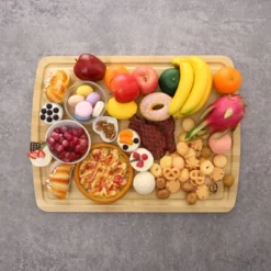 Large Bamboo Cutting Board, Chopping Board With Deep Juice Grooves, Wooden Over Sink Stove Top -Living Aura Store GUEST 0722f69b 9185 4691 9c0d df9143201cac