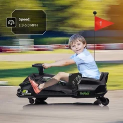 12V Kids Ride On Drift Car For Kids, 7ah 45W Motor Electric Drifting Go-Kart Up To 5 Mph Variable Speed, Max Load 110lbs 13 12V Kids Ride On Drift Car For Kids, 7ah 45W Motor Electric Drifting Go-Kart Up To 5 Mph Variable Speed, Max Load 110lbs -Living Aura Store GUEST 0db62726 3d62 415a b3c7 24911b2b9c46