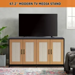 47.2" Large Hidden Cabinet Double Litter Box Enclosure Furniture For 2 Cats 12 47.2" Large Hidden Cabinet Double Litter Box Enclosure Furniture For 2 Cats -Living Aura Store GUEST 0ea63333 6c95 4daf 942f 0aa24f905784