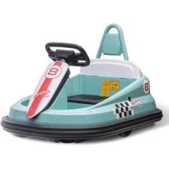 6V Bumper Car For Toddlers, 1.9 MPH Max Speed, Steering Wheel, 360 Degree Spin, 2-Speeds, Lights, Music & Horn -Living Aura Store GUEST 0fa3479a 90ec 4b51 841c 77e35c5d8c32
