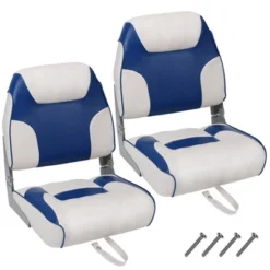 2-Pack Folding Boat Seats Low Back – Weather-Resistant Captain Chairs With Thick Padding For Fishing & Cruising -Living Aura Store GUEST 1142cfea 38b0 4bc4 af4e 0ab66a2d7c71
