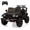24V Kids Ride On Car, 4WD Electric Vehicle Truck With Remote Control, Ride On Truck With 3 Speeds, Led Lights, Bluetooth, For Boys Girls 3-10