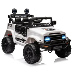 12V Kids Ride On Truck Car With Remote Control, Spring Suspension, 3 Speeds, LED Lights, Parent Safety Brake -Living Aura Store GUEST 13be0488 1a2e 47fa a357 156384dd38af