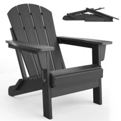 Folding Adirondack Chair Set Of 4, HDPE Plastic Weather Resistant Oversized Outdoor Chair For Patio, Lawn, Garden, Backyard, Deck, 380 Lb Support 14 Folding Adirondack Chair Set Of 4, HDPE Plastic Weather Resistant Oversized Outdoor Chair For Patio, Lawn, Garden, Backyard, Deck, 380 Lb Support -Living Aura Store GUEST 14368764 1b11 4bbe 9c84 062cdb7824f0