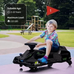 12V Kids Ride On Drift Car For Kids, 7ah 45W Motor Electric Drifting Go-Kart Up To 5 Mph Variable Speed, Max Load 110lbs 12 12V Kids Ride On Drift Car For Kids, 7ah 45W Motor Electric Drifting Go-Kart Up To 5 Mph Variable Speed, Max Load 110lbs -Living Aura Store GUEST 173d8796 b07b 403b 9863 ed2cdf6656fc