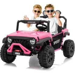 24V Kids Electric Ride-on Truck With Parent Remote Control, Spring Suspension, Parent Safety Brake, Storage, Off-Road Toy Car For Toddlers -Living Aura Store GUEST 180716a5 866c 4c4c 91f7 d74889912b9c
