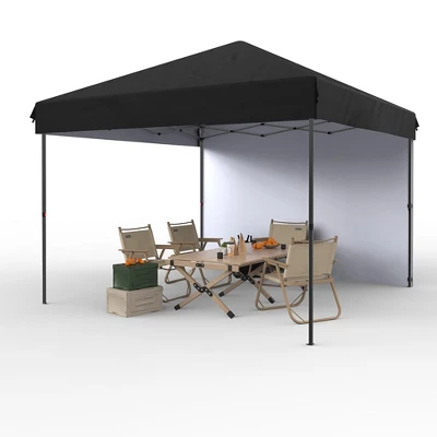 10x10 Pop Up Canopy Tent Outdoor Canopy With 1 Removable Sidewall, Commercial Instant Tent Shelter 6 10x10 Pop Up Canopy Tent Outdoor Canopy With 1 Removable Sidewall, Commercial Instant Tent Shelter - Image 6