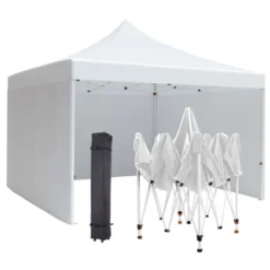 Pop Up Canopy Tent, 10 X 10 Ft Commercial Instant Shade Canopy With Roller Bag, Outdoor Portable Canopy For Events, Parties, Camping -Living Aura Store GUEST 19caaedf 03e6 4a22 86cc ce30425d740e