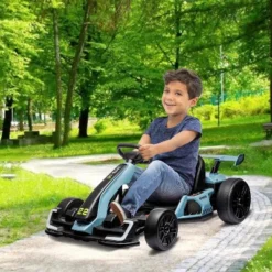 24V Electric Go Kart For Kids, With 2 * 150W Motors, Adjustable Seat, 8mph Speed, Led Lights, For Children Ages 6-15 15 24V Electric Go Kart For Kids, With 2 * 150W Motors, Adjustable Seat, 8mph Speed, Led Lights, For Children Ages 6-15 -Living Aura Store GUEST 1c33a53d 27ed 4882 977e 0c74eba1b206
