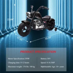 Kids Electric Dirt Bike, 36V Powered Ride On Motorcycle, 350W Torque Motorbike W/Training Wheel, Leather Seat, Music, LED Headlight For Boys Girls 16 Kids Electric Dirt Bike, 36V Powered Ride On Motorcycle, 350W Torque Motorbike W/Training Wheel, Leather Seat, Music, LED Headlight For Boys Girls -Living Aura Store GUEST 1cca7c22 178d 4a09 9595 409f29eb08f2