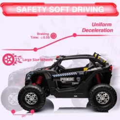 24V Kids Ride On UTV Car, Ride On Truck W/ Remote Control, Off-Road UTV Electric Toy Car With Spring Suspension,lights, Music For Boys Girls 3-8 -Living Aura Store GUEST 1e6c2fbc 23a0 4872 8606 9e611211e965