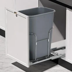 Undercabinet Trash System: 30L/35L Pull-Out Drawers W/Door Kits & Dampers | Fits 10-12" Cabinets | Steel | Silver (No Bins Included) 9 Undercabinet Trash System: 30L/35L Pull-Out Drawers W/Door Kits & Dampers | Fits 10-12" Cabinets | Steel | Silver (No Bins Included) -Living Aura Store GUEST 291a9782 82ff 4b2c 9ddf 6fb92ea854bc