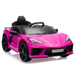 12V Kids Ride On Car, Sports Licensed Corvette Electric Car Toy For Toddles, With Remote Control, Visual Dashboard, LED Lights, Music, For Kids 3-10 24 12V Kids Ride On Car, Sports Licensed Corvette Electric Car Toy For Toddles, With Remote Control, Visual Dashboard, LED Lights, Music, For Kids 3-10 -Living Aura Store GUEST 2d0fcd37 868e 473c 8388 f3de3210355c