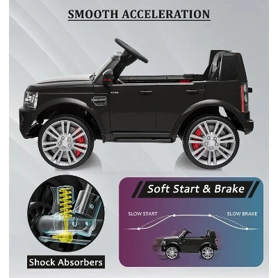 Licensed Land Rover Ride On Car, 12V 4.5MPH Ride On Toys For Toddler 3-8, Kids Electric Car With Parent Remote Control, Music Player, MP3, LED Lights 6 Licensed Land Rover Ride On Car, 12V 4.5MPH Ride On Toys For Toddler 3-8, Kids Electric Car With Parent Remote Control, Music Player, MP3, LED Lights - Image 6