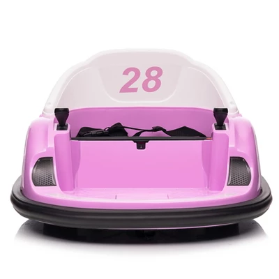 12V Kids Electric Ride On Bumper Car, 3 Speed Toddler Bumper Car With Remote, Baby Bumping Toy With Music, LED Lights, 360 Degree Spin For Boys Girls 9 12V Kids Electric Ride On Bumper Car, 3 Speed Toddler Bumper Car With Remote, Baby Bumping Toy With Music, LED Lights, 360 Degree Spin For Boys Girls - Image 9