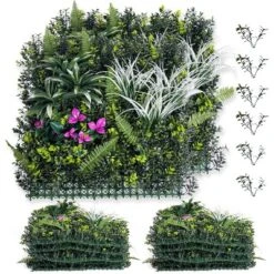 Artificial Grass Wall Panels,20"x 20" Artificial Plant Wall Panels Fake Greenery Leaf Hedge For Outdoor,Indoor 17 Artificial Grass Wall Panels,20"x 20" Artificial Plant Wall Panels Fake Greenery Leaf Hedge For Outdoor,Indoor -Living Aura Store GUEST 335ec8dc c5fe 430d 92a4 b249a4814c1a