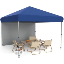 10x10 Pop Up Canopy Tent Outdoor Canopy With 1 Removable Sidewall, Commercial Instant Tent Shelter 18 10x10 Pop Up Canopy Tent Outdoor Canopy With 1 Removable Sidewall, Commercial Instant Tent Shelter -Living Aura Store GUEST 35128c1e ed19 4a44 96da e9c57d752676