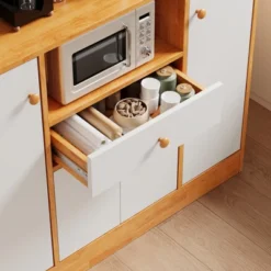 Kitchen Pantry Cabinet With Drawers - Wood Sideboard Buffet With Doors, Adjustable Shelf, Storage Rack, Coffee Bar Station For Kitchen Dining Room 13 Kitchen Pantry Cabinet With Drawers - Wood Sideboard Buffet With Doors, Adjustable Shelf, Storage Rack, Coffee Bar Station For Kitchen Dining Room -Living Aura Store GUEST 353131bf 6cc7 4d2d 9307 c95f3a063fd9