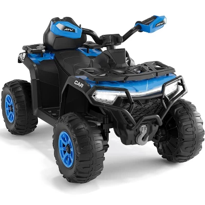 12V Kids Ride On ATV Car With Remote Control, Dual 35w Motors, 4-Wheel Suspension, LED Lights, Music, Off-Road 4 Wheeler For Boys Girls 9 12V Kids Ride On ATV Car With Remote Control, Dual 35w Motors, 4-Wheel Suspension, LED Lights, Music, Off-Road 4 Wheeler For Boys Girls - Image 9