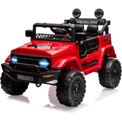 12V Kids Ride On Truck Car With Remote Control, Spring Suspension, 3 Speeds, LED Lights, Parent Safety Brake -Living Aura Store GUEST 39fcc75a d28e 4649 be33 16c629c75465