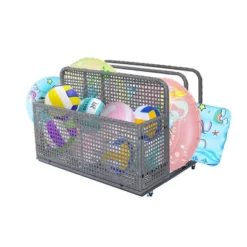 Outdoor PE Rattan Poolside Float Storage Box With Rolling Wheels, Weather-Resistant Patio & Beach Organizer For Pool Accessories 13 Outdoor PE Rattan Poolside Float Storage Box With Rolling Wheels, Weather-Resistant Patio & Beach Organizer For Pool Accessories -Living Aura Store GUEST 3b447ba3 4b41 4b95 ad4f 58ce3203853d