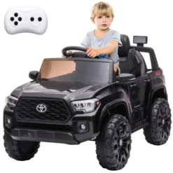 Kids Ride On Truck, Licensed Toyota Tacoma Car, 12V Battery Powered Electric Car With Remote Control, Ride On Toy Car With Lights Music For Kids 3-6 -Living Aura Store GUEST 3db6abe1 1f5b 4fd9 8011 3dcafaa67758