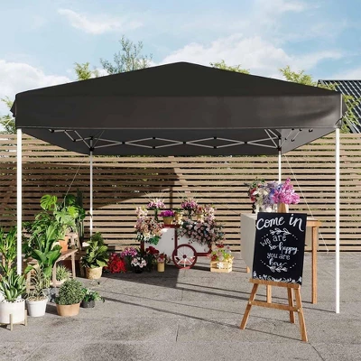 10x10 Heavy Duty Pop Up Canopy, Outdoor Canopy Tent With Portable Bag, 3 Adjustable Height 6 10x10 Heavy Duty Pop Up Canopy, Outdoor Canopy Tent With Portable Bag, 3 Adjustable Height - Image 6
