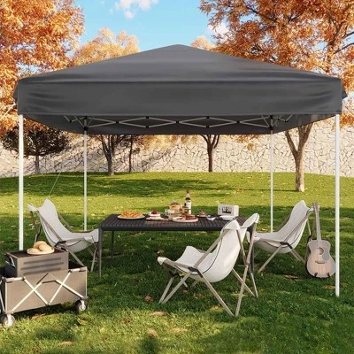10x10 Heavy Duty Pop Up Canopy, Outdoor Canopy Tent With Portable Bag, 3 Adjustable Height 10 10x10 Heavy Duty Pop Up Canopy, Outdoor Canopy Tent With Portable Bag, 3 Adjustable Height - Image 10