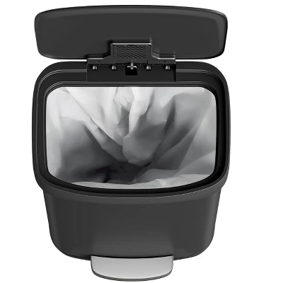 21 Gallon / 80 Liter Step-on Trash Can, Stainless Steel Kitchen Garbage Bin Featuring Soft-Close Plastic Lid And Liner Retainer Ring 3 21 Gallon / 80 Liter Step-on Trash Can, Stainless Steel Kitchen Garbage Bin Featuring Soft-Close Plastic Lid And Liner Retainer Ring - Image 3