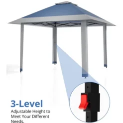 13x13 FT Gazebo Outdoor Canopy Tent, Outdoor Patio Gazebo, With Mosquito Netting, 4 Sandbags & Wheeled Bag, For Backyard -Living Aura Store GUEST 4e51e91e f4e9 4cdb 8295 6b8412ceb632