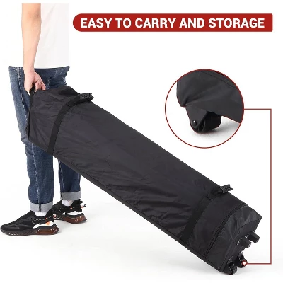 10x10 Pop Up Camping Tent, Pop Up Canopy Tent, Tarp Beach Tent W/ 4 Sandbags, Waterproof Sun Shelter Gazebo For Party, Camping, Commercial Events 2 10x10 Pop Up Camping Tent, Pop Up Canopy Tent, Tarp Beach Tent W/ 4 Sandbags, Waterproof Sun Shelter Gazebo For Party, Camping, Commercial Events - Image 2