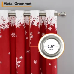 Christmas Red Curtains 52x63 Inch, Velvet Blackout Curtains, Christmas Reindeer Snowflake Window Drapes For Living Room Bedroom, 2 Panel Set 9 Christmas Red Curtains 52x63 Inch, Velvet Blackout Curtains, Christmas Reindeer Snowflake Window Drapes For Living Room Bedroom, 2 Panel Set -Living Aura Store GUEST 57840060 d0a4 43d5 bbb6 a2a43d229a2c