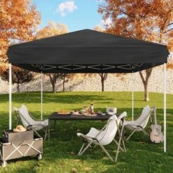 10x10 Heavy Duty Pop Up Canopy, Outdoor Canopy Tent With Portable Bag, 3 Adjustable Height 18 10x10 Heavy Duty Pop Up Canopy, Outdoor Canopy Tent With Portable Bag, 3 Adjustable Height -Living Aura Store GUEST 589c2417 46f0 450a b85f f70820ca9b7b