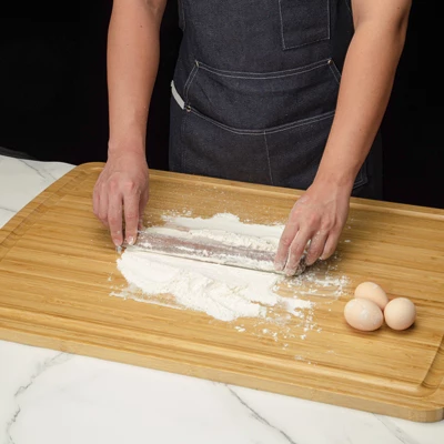 Wood Stove Top Cover Board, Noodle Board For Gas Stove, Cutting Board For Counter Space 6 Wood Stove Top Cover Board, Noodle Board For Gas Stove, Cutting Board For Counter Space - Image 6