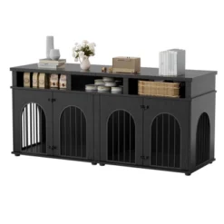 MDF PB Iron Arch Double Dog Cage - Durable, Spacious, Secure, Easy Assembly, Weather Resistant 14 MDF PB Iron Arch Double Dog Cage - Durable, Spacious, Secure, Easy Assembly, Weather Resistant -Living Aura Store GUEST 6516921c 9655 4b54 abd9 2154e78a588c