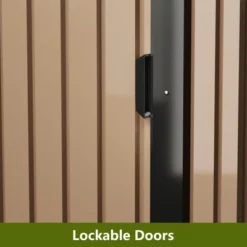 Metal Garden Shed ,Shed Outdoor Storage Shed With Sloping Roof And Vents, Slooping Roof Tool Shed For Backyard, Patio, Garden Yard,6 X 4 FT 10 Metal Garden Shed ,Shed Outdoor Storage Shed With Sloping Roof And Vents, Slooping Roof Tool Shed For Backyard, Patio, Garden Yard,6 X 4 FT -Living Aura Store GUEST 662067c4 d770 4e53 80b9 59beb5c358a3