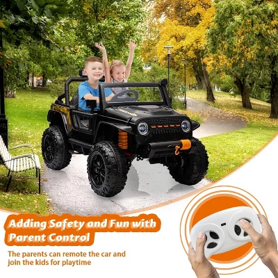 24V Ride On Car For Kids,2 Seater Electric Truck With Remote Control, 4x45W Powerful Engine, Battery Powered Ride On Toys For Kids 3 24V Ride On Car For Kids,2 Seater Electric Truck With Remote Control, 4x45W Powerful Engine, Battery Powered Ride On Toys For Kids - Image 3