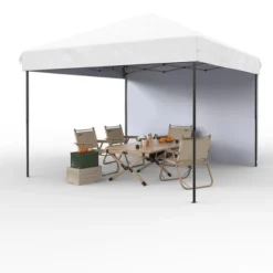 10x10 Pop Up Canopy Tent Outdoor Canopy With 1 Removable Sidewall, Commercial Instant Tent Shelter 23 10x10 Pop Up Canopy Tent Outdoor Canopy With 1 Removable Sidewall, Commercial Instant Tent Shelter -Living Aura Store GUEST 68aaba84 4268 408f 8790 efebbad0e358