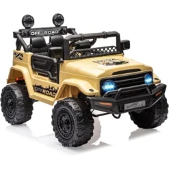 12V Kids Ride On Truck Car With Remote Control, Spring Suspension, 3 Speeds, LED Lights, Parent Safety Brake -Living Aura Store GUEST 68ff434a a0a2 496d a610 c4591001d469