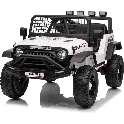 12V Kids Electric Ride-On Truck - Parent Remote Control, 3 Speed Settings, LED Lights & Music Player For Children Ages 3-6 Years 13 12V Kids Electric Ride-On Truck - Parent Remote Control, 3 Speed Settings, LED Lights & Music Player For Children Ages 3-6 Years - Image 13