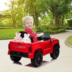 12V Ride On Car For Kids, Licensed Toyota Ride On Truck, Battery Powered Electric Car With Remote Control, LED Lights, Ride On Toys For Boys Girls -Living Aura Store GUEST 6cb7931b c306 4e50 96fe cb9350dc4913