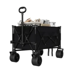 Heavy Duty Utility Beach Wagon Cart - Collapsible Wagon Beach With All Terrain Wheels, Extra Long Wagon Cart Foldable, Cup Holders For Sand 17 Heavy Duty Utility Beach Wagon Cart - Collapsible Wagon Beach With All Terrain Wheels, Extra Long Wagon Cart Foldable, Cup Holders For Sand -Living Aura Store GUEST 705e63ed 69b1 49b7 b3c0 5a8a0e93fbe9