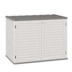 Outdoor Storage Cabinet,Waterproof Outdoor Shed With Floor,Resin Weather Resistant Tools Storage House Shed For Garden Backyard, Easy Assembly,White -Living Aura Store GUEST 71204589 f507 4bc7 98b9 6653d10d9a2e