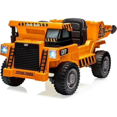 12V Ride On Dump Truck For Kids, With Electric Dump Bed, Remote Control And Extra Shovel, USB, MP3, Music Player 10 12V Ride On Dump Truck For Kids, With Electric Dump Bed, Remote Control And Extra Shovel, USB, MP3, Music Player - Image 10