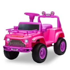6V Kids Electric Ride On Car With Music, Toddler Toy Car With Horn Storage, Electric Vehicles With 15W Motor, Spring Wheels For Boys & Girls 3-10 -Living Aura Store GUEST 72f2e635 6975 4a90 8755 0546306eaa19