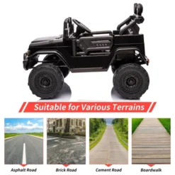 12V Ride On Truck Car For Kids, Kids Car W/2.4G Remote Control, Led Lights, Suspension, Safety Belt, Powered Electric Vehicle For Boys And Girls -Living Aura Store GUEST 73509730 05c9 44f1 81c2 35c0ce01ec4c