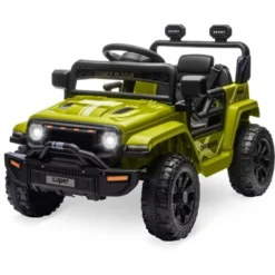 Ride On Truck For Kids, 12V Battery Powered Toy Car With Remote Control, Spring Suspension, LED Headlight And Music, Toddler Electric Vehicles For 3+ 22 Ride On Truck For Kids, 12V Battery Powered Toy Car With Remote Control, Spring Suspension, LED Headlight And Music, Toddler Electric Vehicles For 3+ -Living Aura Store GUEST 7747327a d61e 4060 8ce8 e016d3da9a0b