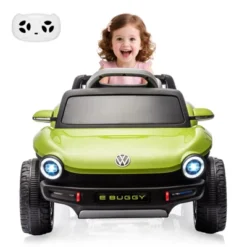 12V Kids Ride On Car Licensed Volkswagen Beetle Electric Ride On Toy For Toddlers 4 Wheeler Vehicle With Parental Remote, LED Lights, Horn, Music -Living Aura Store GUEST 77a1bf52 584a 4977 8f39 924448e8ac9f